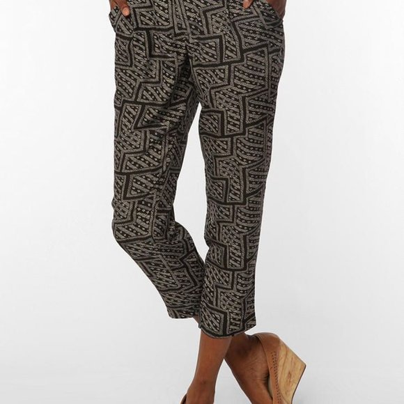 Urban Outfitters Pants - UO Pleated Cropped Trouser